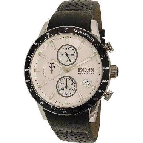 Image of Hugo Boss Rafale Sølv Quartz herre ur, model 1513403